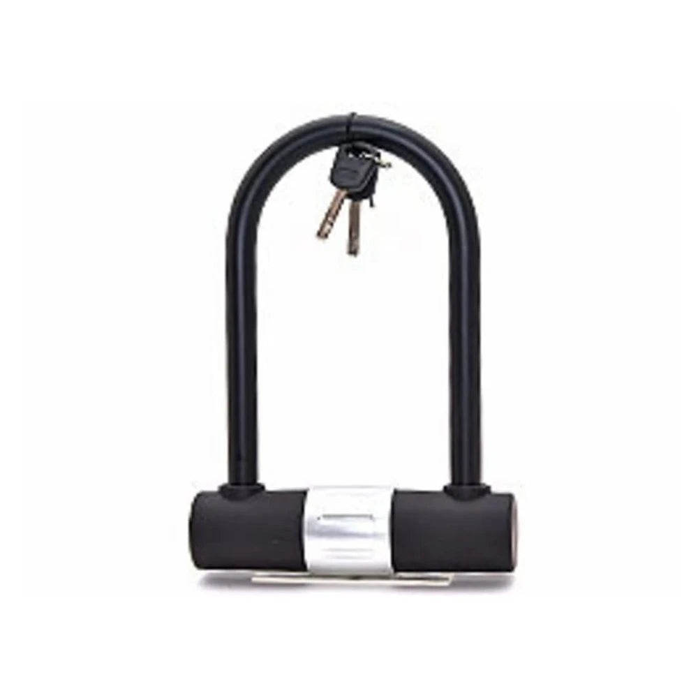 HundB Bügelschloss Fahrrad, Schwarz, 16mm, 1.4kg, 2 Schlüssel