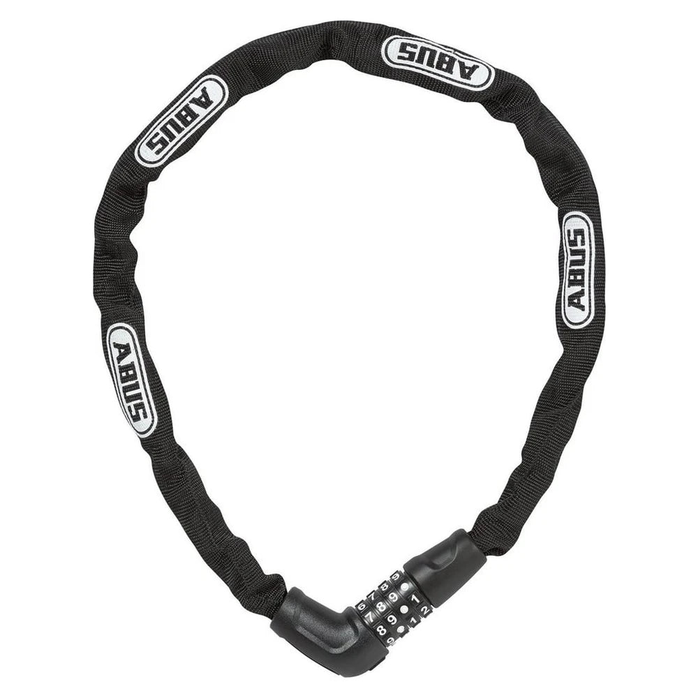 ABUS Kettenschloss 5805C/75, Zahlenkombination, schwarz/weiß, 500g