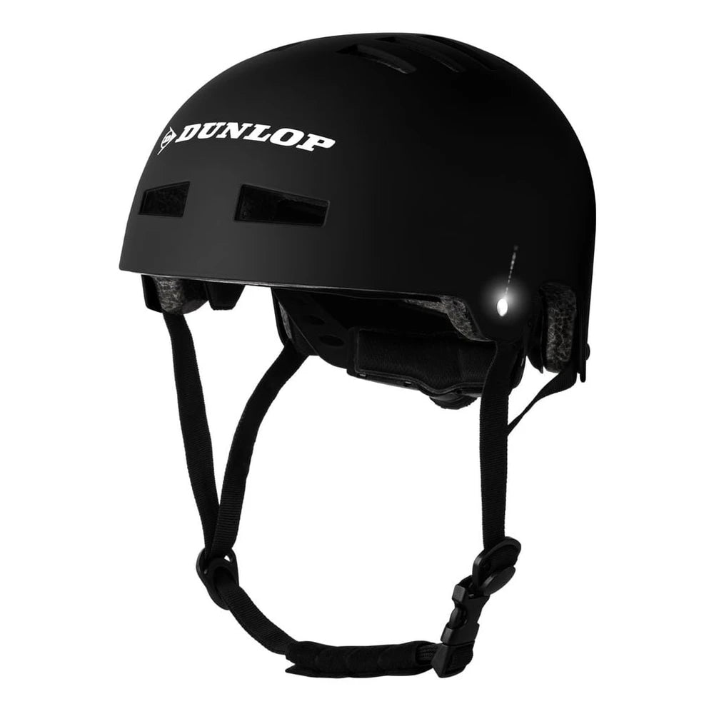 DUNLOP Urban Cool Pro Fahrradhelm, Schwarz, S, 48-53 cm