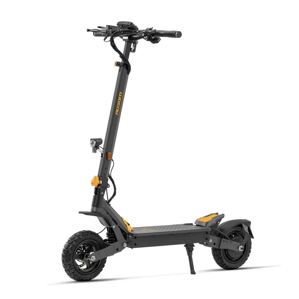 AUSOM L1 ABE E-Scooter, 20.8Ah, 10 Zoll, Grau/Gelb, 90km Reichweite