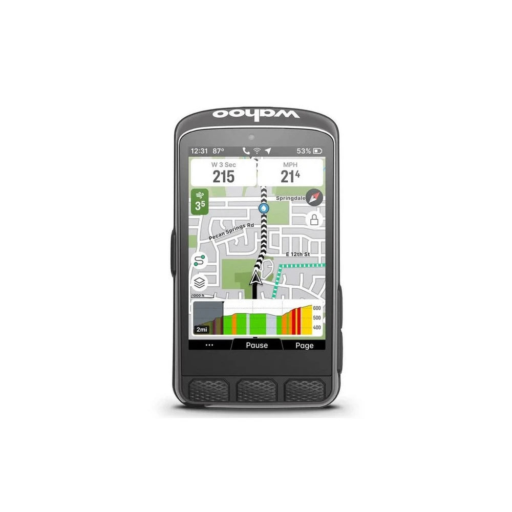 Wahoo Fahrradcomputer Elemnt ACE GPS, Touchscreen, 30h Akkulaufzeit