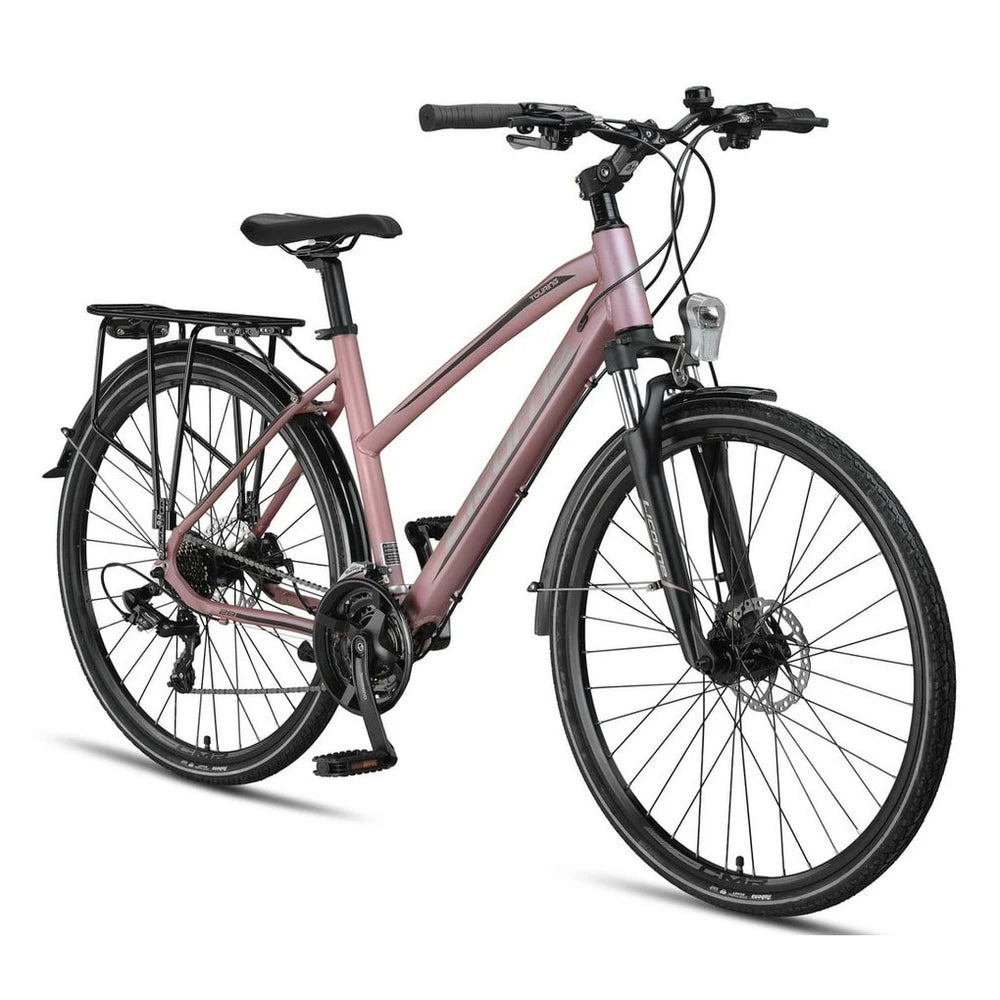 Licorne Bike Trekkingrad 28 Zoll, Aluminium, Gabelfederung, Scheibenbremse