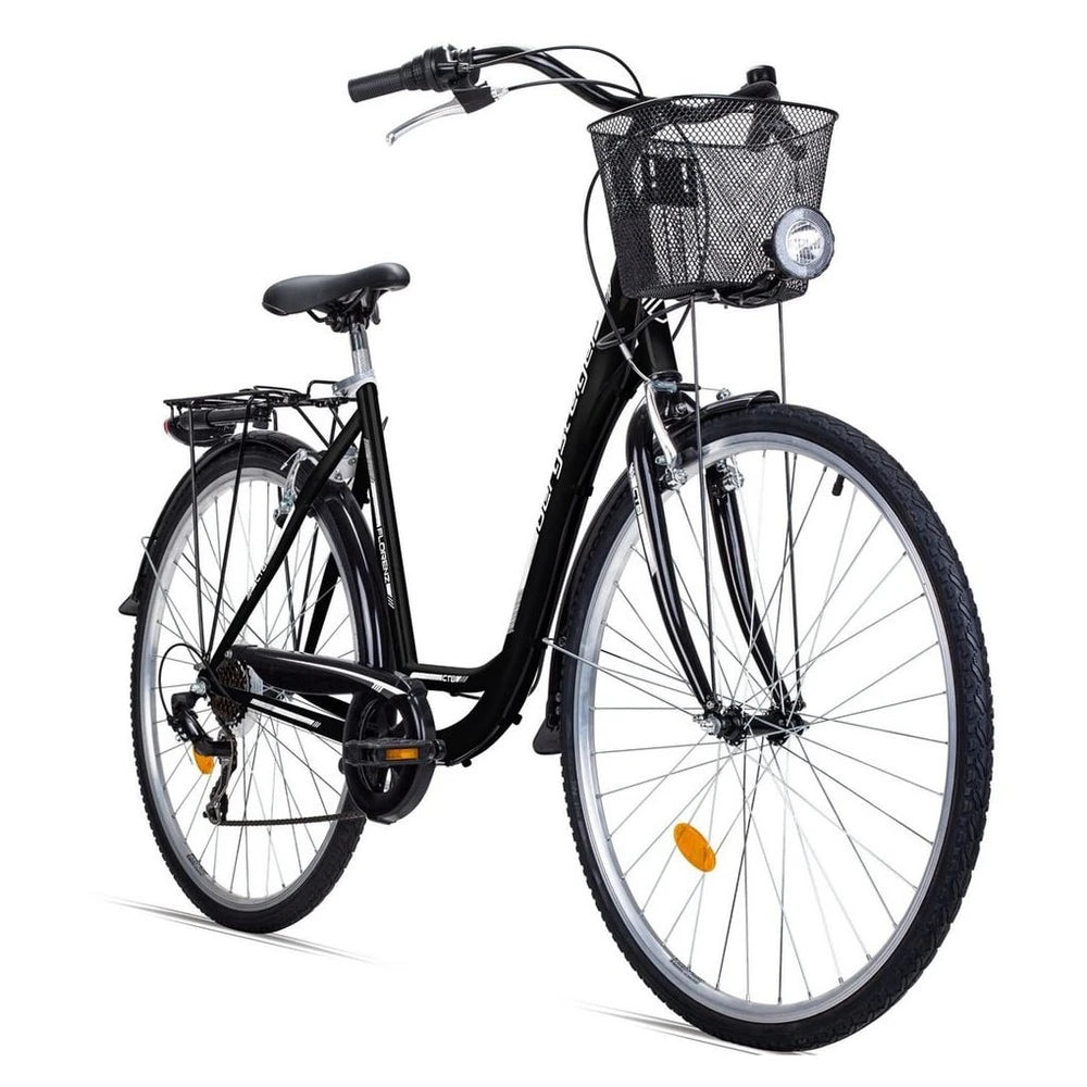 Bergsteiger Cityrad Florenz 28 Zoll Damenfahrrad, 7 Gang Shimano, V-Bremsen