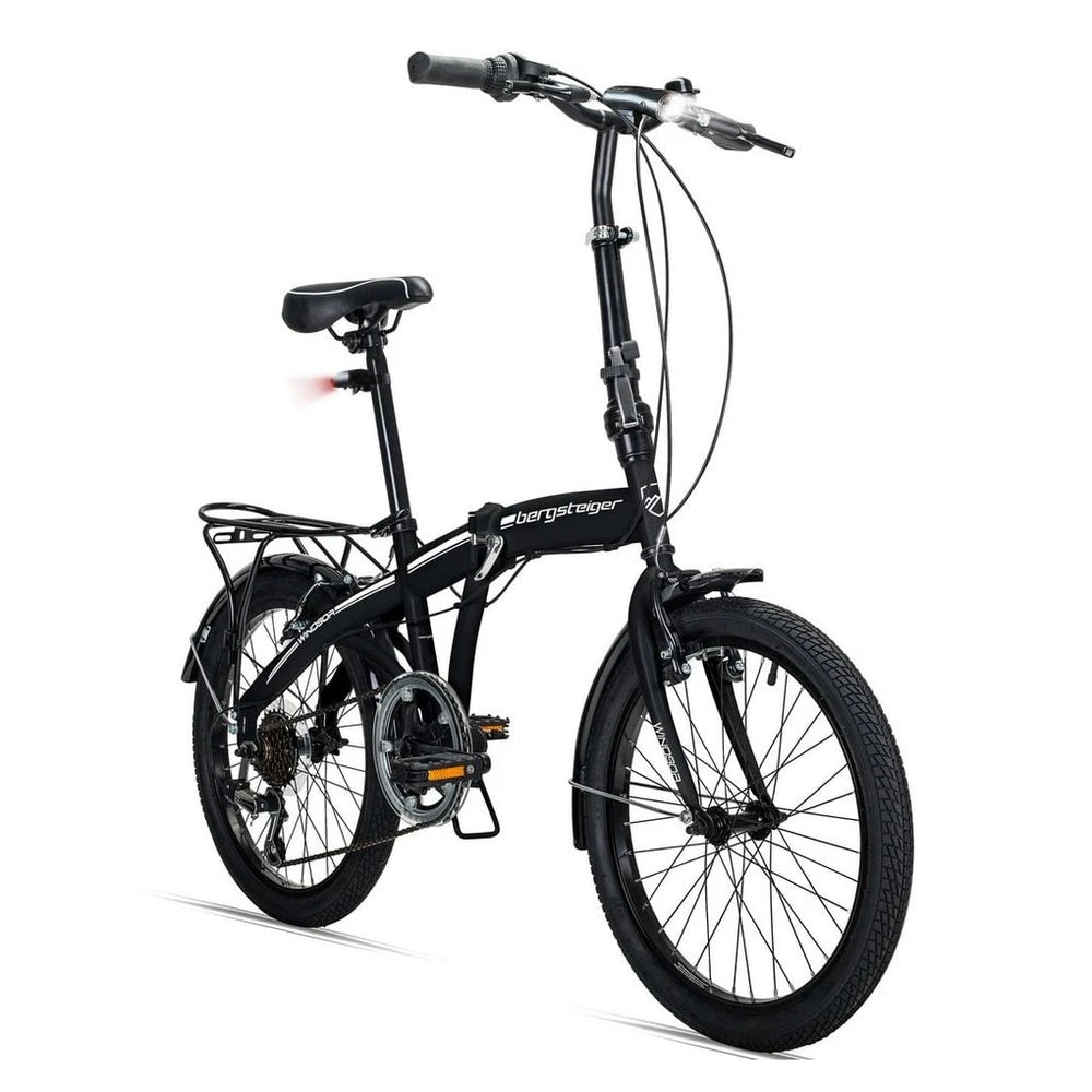 Bergsteiger Faltrad Windsor 20 Zoll, Shimano 6-Gang, V-Bremsen, Unisex