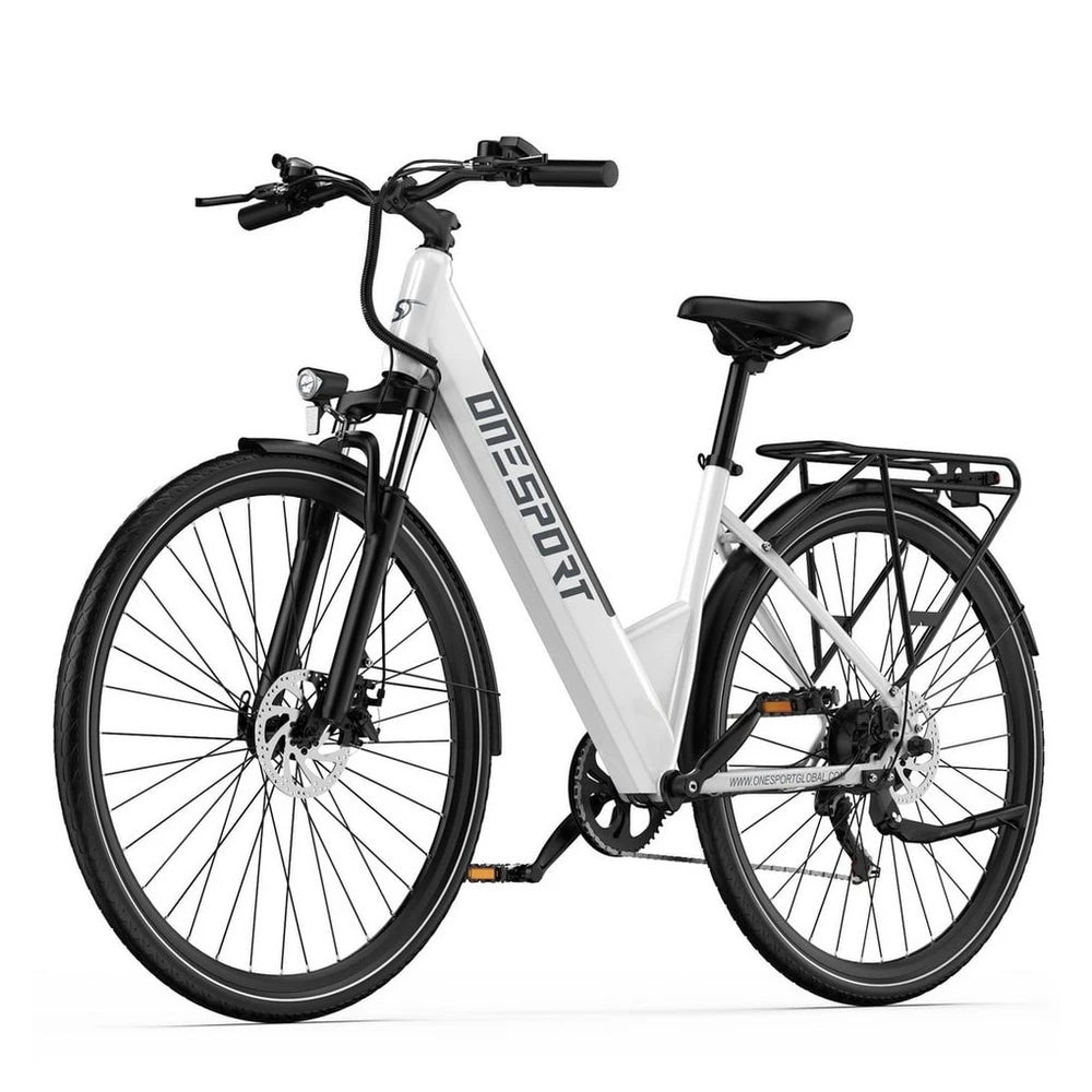 Onesport E-Bike Cityrad OT12, 468Wh, 250W, 28 Zoll, Kettenschaltung, Heckmotor