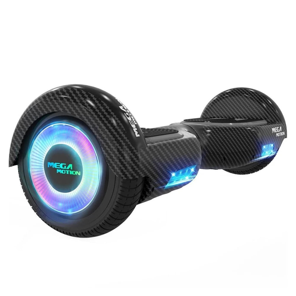 MEGA MOTION A03 Hoverboard 6,5 Zoll, Bluetooth, 2 Motoren, schwarz