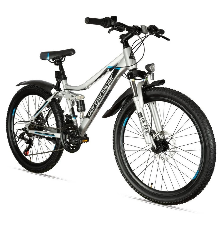 Bergsteiger Kinderfahrrad Broome 24 Zoll, 21 Gang, Shimano Schaltung, Scheibenbremsen