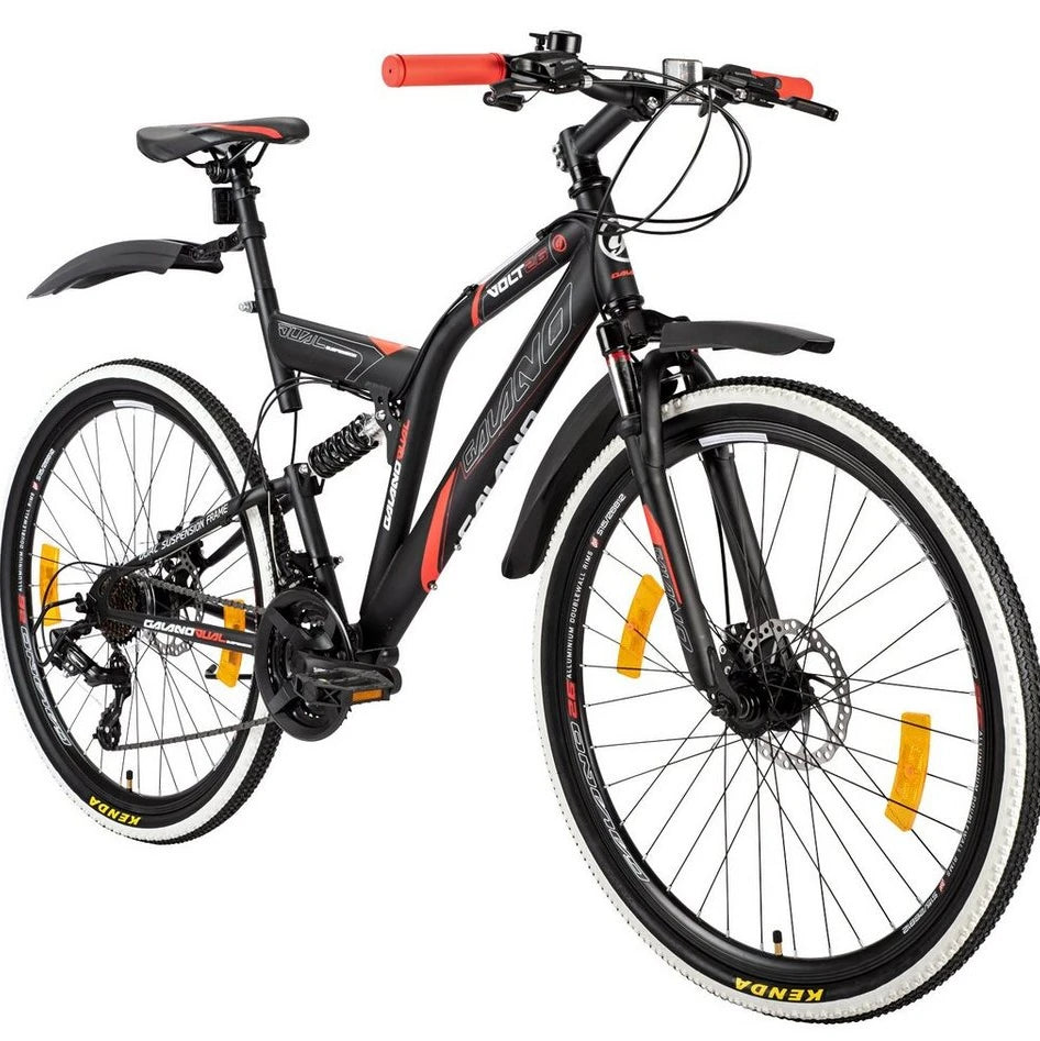 Galano Mountainbike Volt DS, 21 Gang, 26 Zoll, Jugendfahrrad MTB Fully
