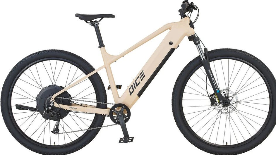 Prophete E-Bike Mountainbike Dice 2.0, 9 Gang, Heckmotor, 480 Wh