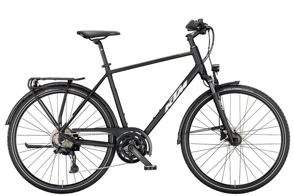 KTM Veneto Light Disc Herren Trekkingrad, 20-Gang Shimano, schwarz 2025