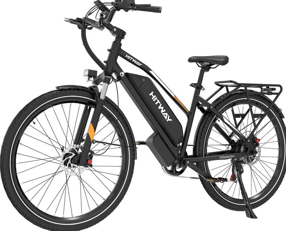 HITWAY E-Bike Cityrad 28 Zoll, 48V16Ah Akku, 70-120km, 7 Gang Shimano, 768 Wh