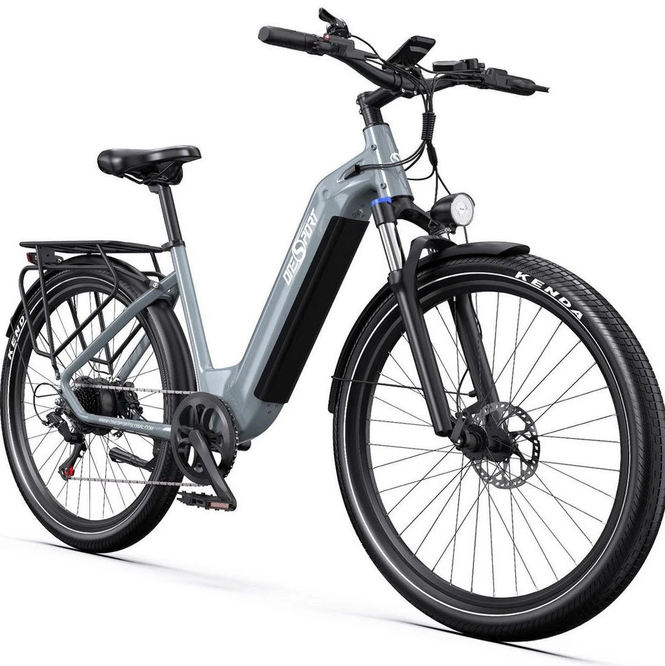Onesport E-Bike Cityrad 28 Zoll, 18.2AH, 36V, 655WH, 7-Gang Shimano, Heckmotor