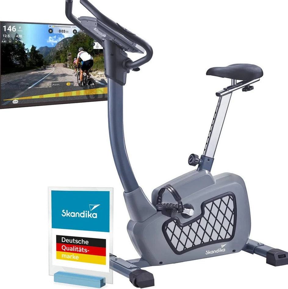 Skandika Ergometer Wiry, 11kg Schwungmasse, Magnetbremse, 24 Programme, Bluetooth