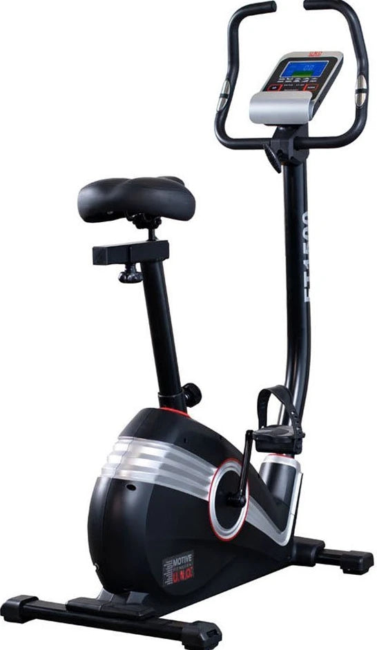 MOTIVE FITNESS Ergometer ET 1500, 150 kg, 32 Widerstandsstufen, Tablet-Halterung