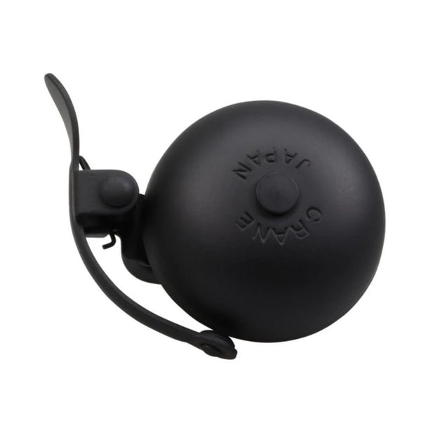 Crane Bell Co Fahrradklingel Suzu Bell, All Black, Ø 55mm, Messing