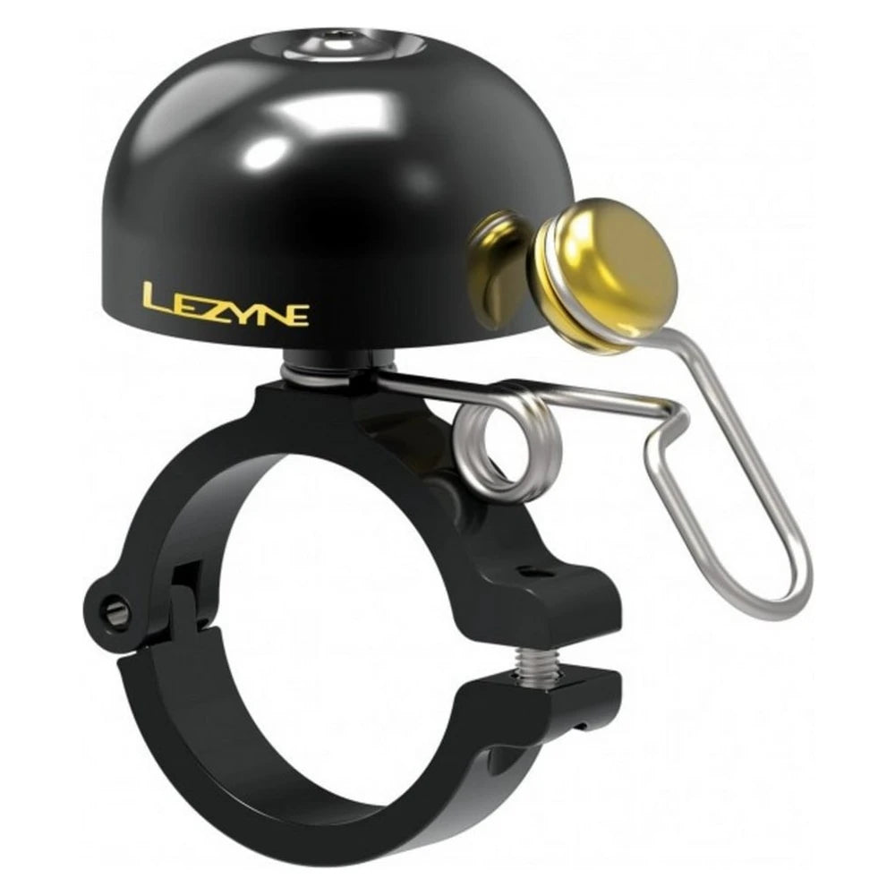 Lezyne Fahrradklingel Classic Hard Mount, schwarz, 30 mm Durchmesser