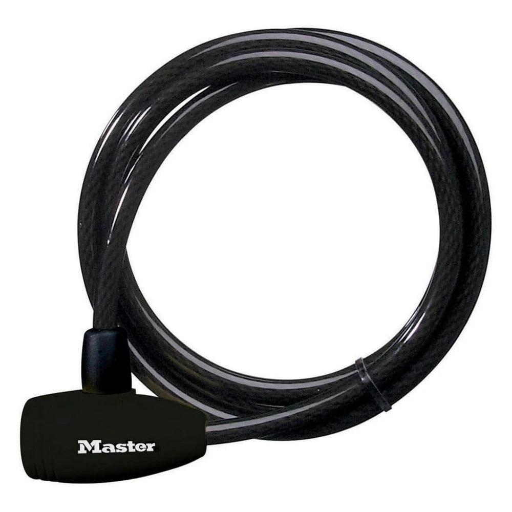 Master Lock Fahrradschloss 8154EURD, 1.80m, 10mm, Diebstahlalarm