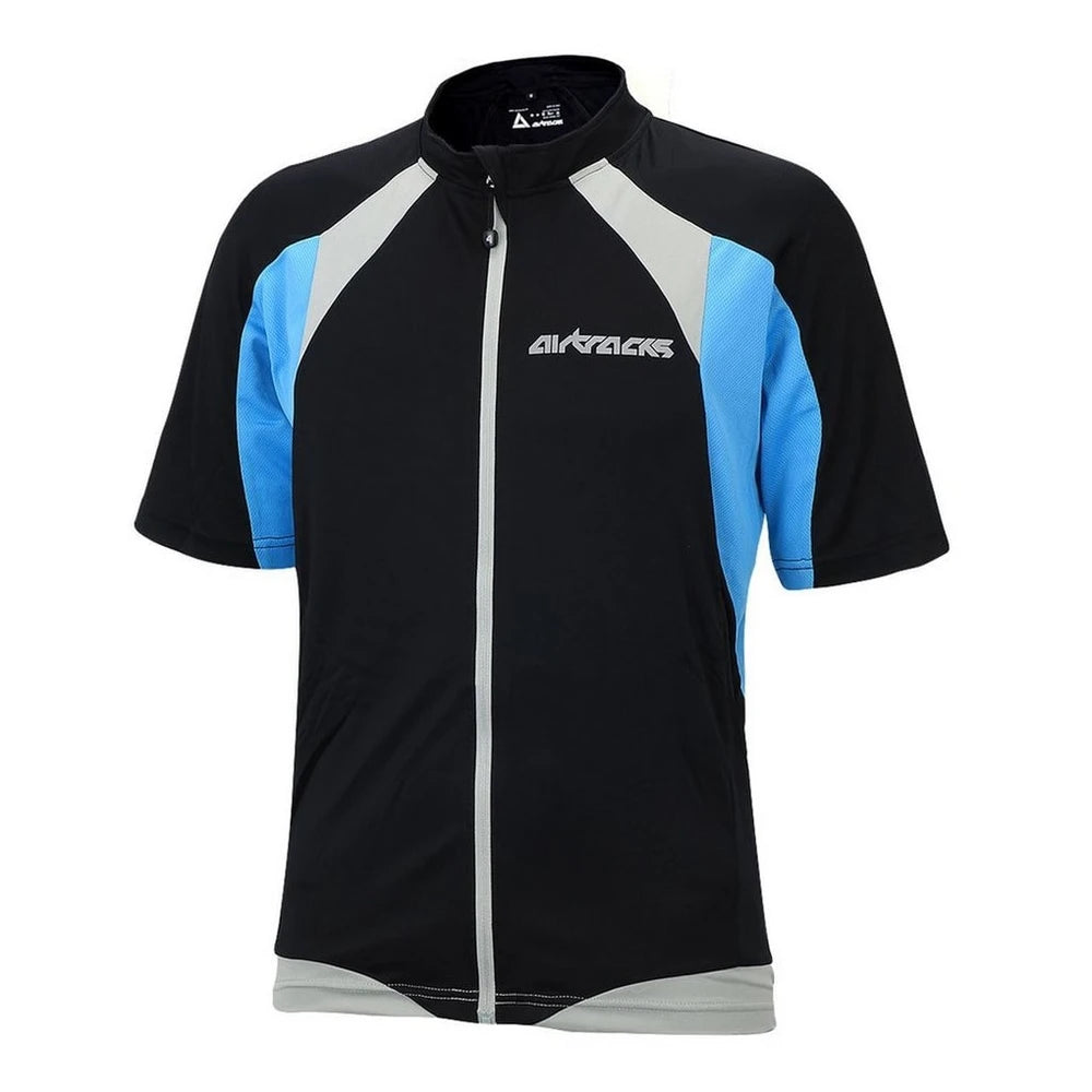 Airtracks Radtrikot Herren Fahrradtrikot Kurzarm Pro T, atmungsaktiv, Quick Dry, Anti-UV