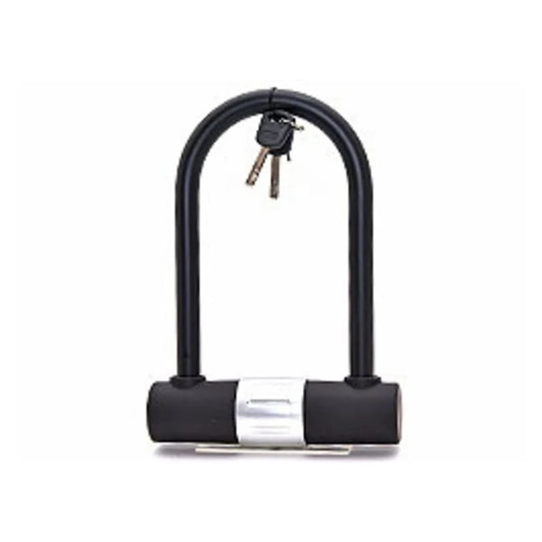 HundB Bügelschloss Fahrrad, Schwarz, 16mm, 1.4kg, 2 Schlüssel