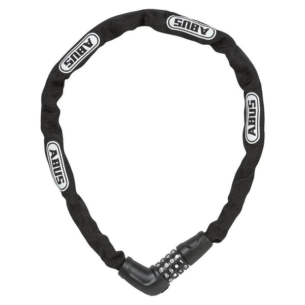ABUS Kettenschloss 5805C/75, Zahlenkombination, schwarz/weiß, 500g