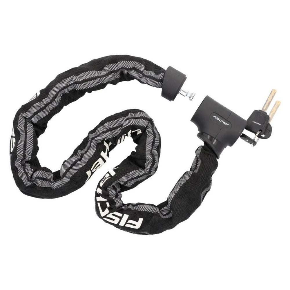 FISCHER Fahrrad Kettenschloss PROTEC PLUS+ CK100, 100 cm, 8,3 mm