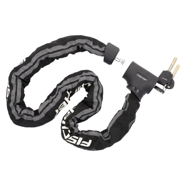 FISCHER Fahrrad Kettenschloss PROTEC PLUS+ CK100, 100 cm, 8,3 mm Stahl