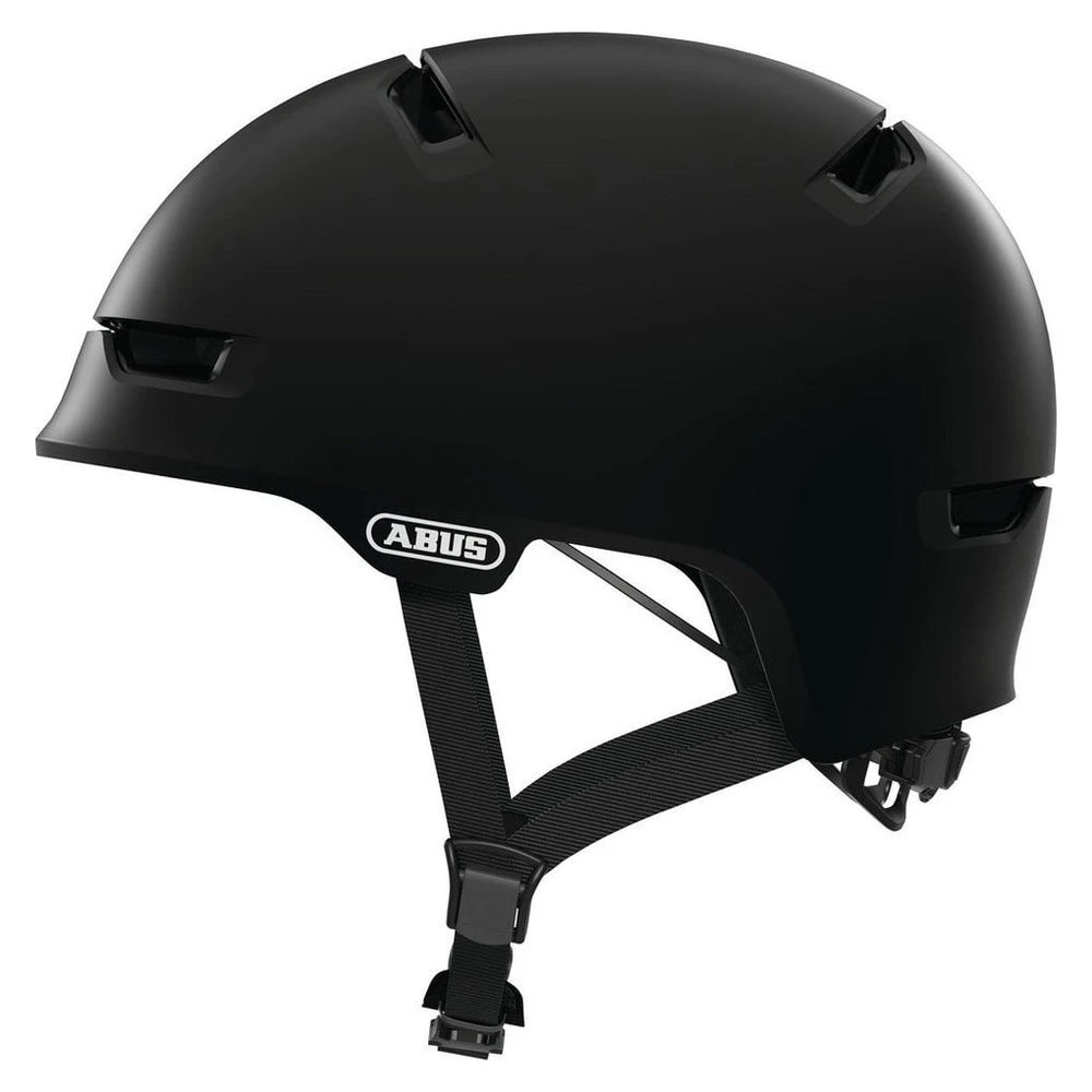 ABUS Fahrradhelm Scraper 3.0 ACE, Größe L, Velvet Black, Reflektoren