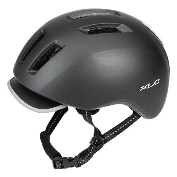 XLC Fahrradhelm BH-C24 mit LED Licht und reflektierenden Elementen