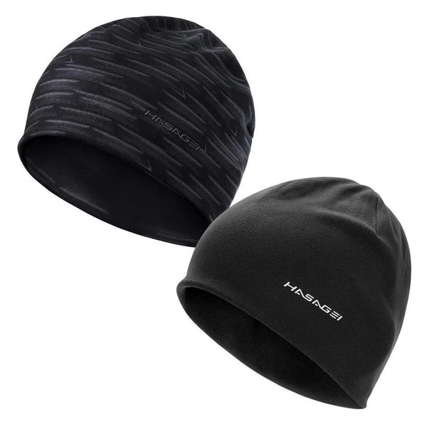 LuxusKollektion Unterhelmmütze, Einheitsgröße, Schwarz+Streifen
