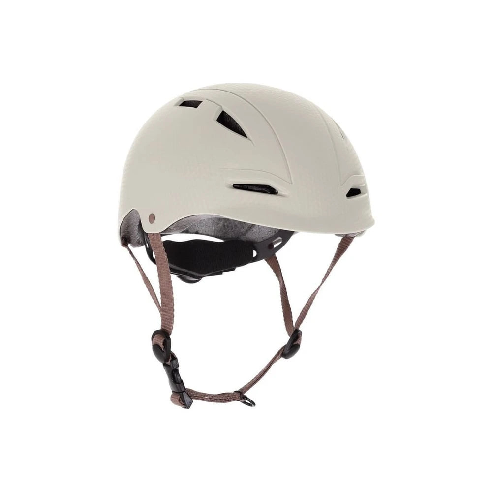 KIKKA BOO Kinder-Schutzhelm 46-56 cm, beige, 9 Lüftungslöcher