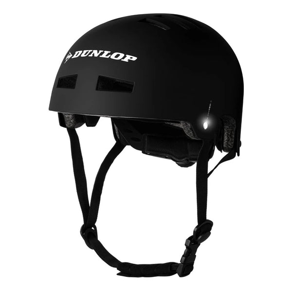 DUNLOP Urban Cool Pro Fahrradhelm, Schwarz, S, 48-53 cm