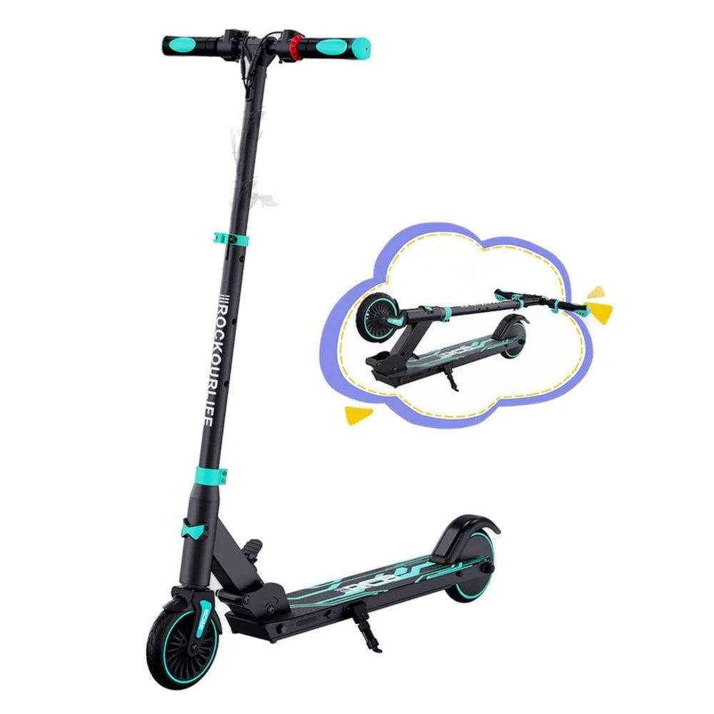 RCB R15 Kinder E-Scooter, 5,5 Zoll, Blau, 250W Motor