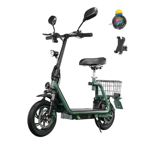 TWOFISH M5 PRO-E EEC Kick-Scooter, 12 Zoll, Grün, 500W Motor