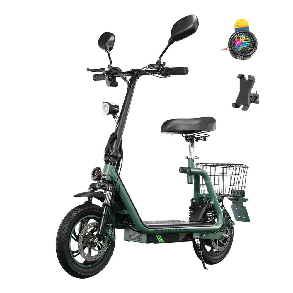 TWOFISH M5 PRO-E EEC Kick-Scooter, 12 Zoll, Grün, 500W Motor