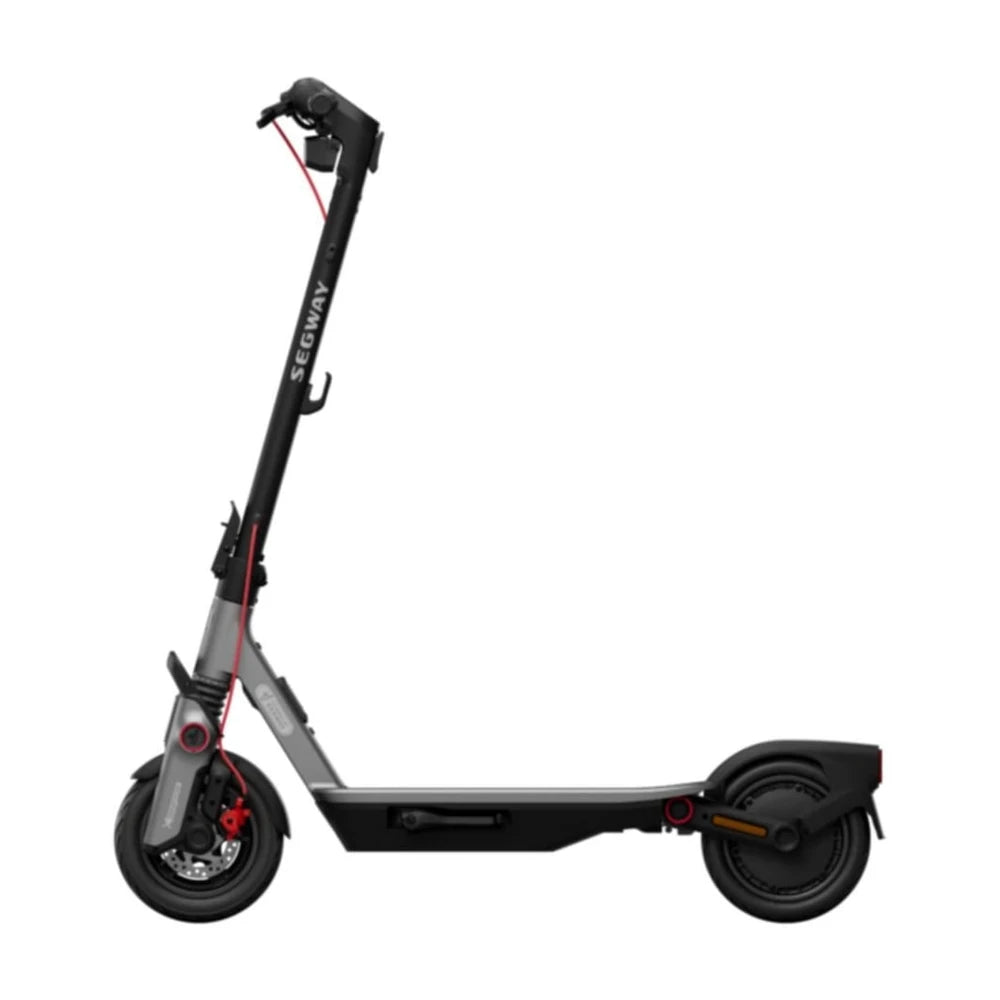SEGWAY NINEBOT F3 D E-Scooter, 10 Zoll, Schwarz/Grau, 70 km Reichweite