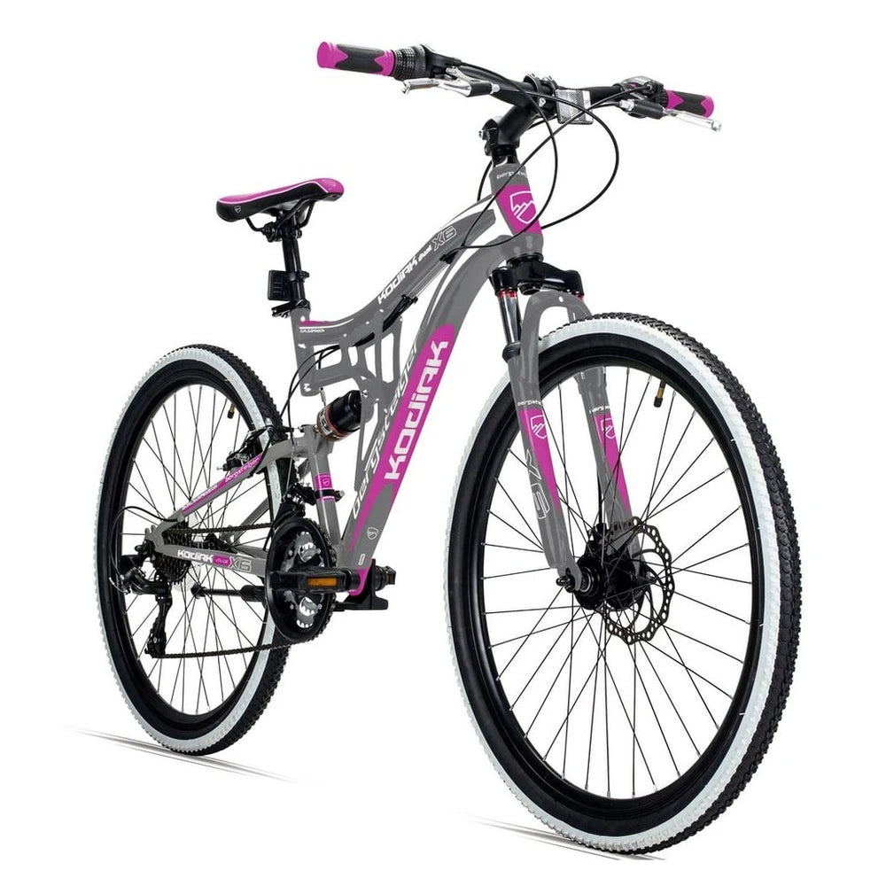 Bergsteiger Mountainbike Kodiak 26/29 Zoll, 21 Gang, Shimano Tourney, V- und Scheibenbrems