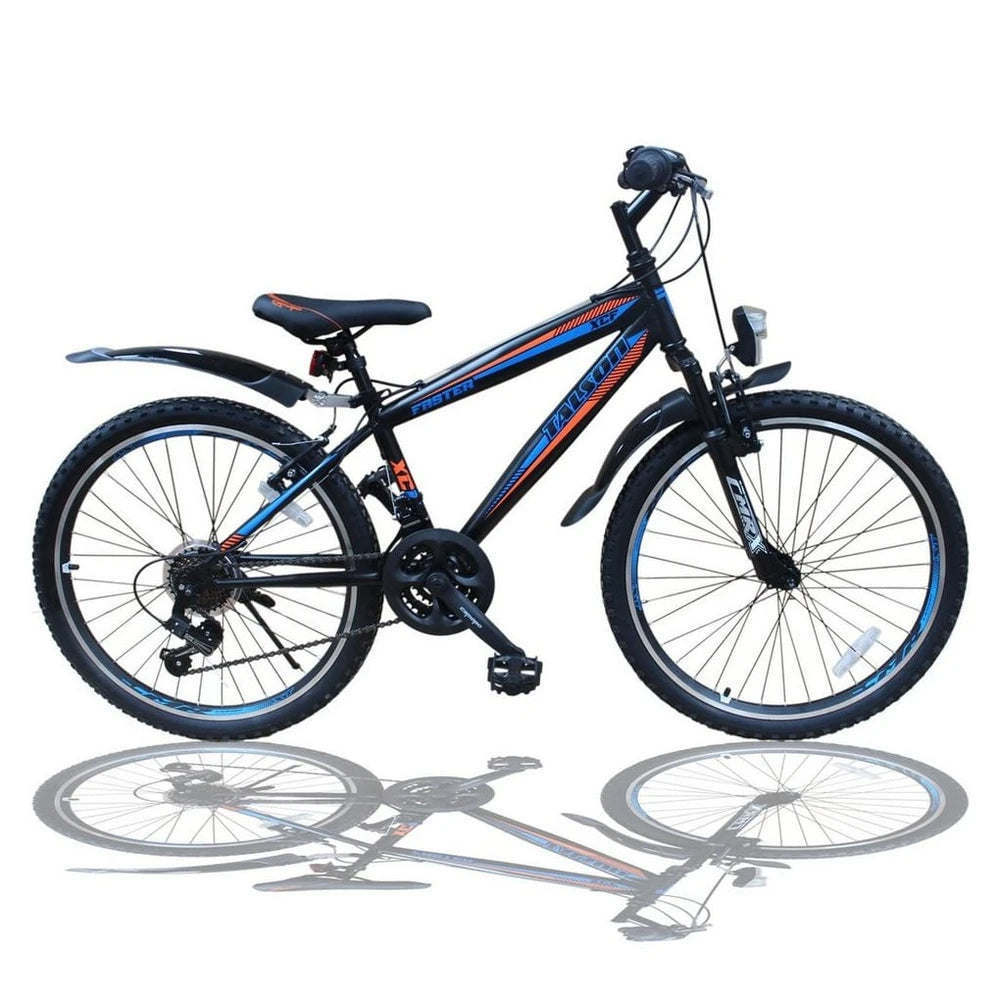 Talson Mountainbike 26 Zoll, 21 Gang Shimano, StVZO Beleuchtung, Gabelfederung