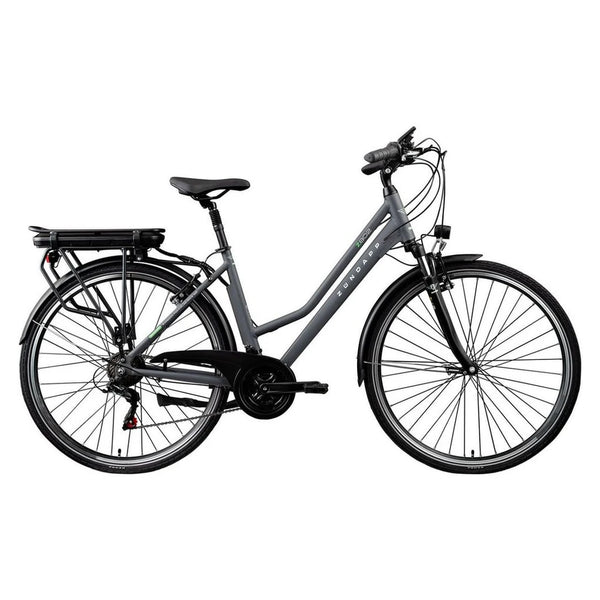 Zündapp E-Bike Trekkingrad Z802 Damen, 21 Gang, 374 Wh, Heckmotor