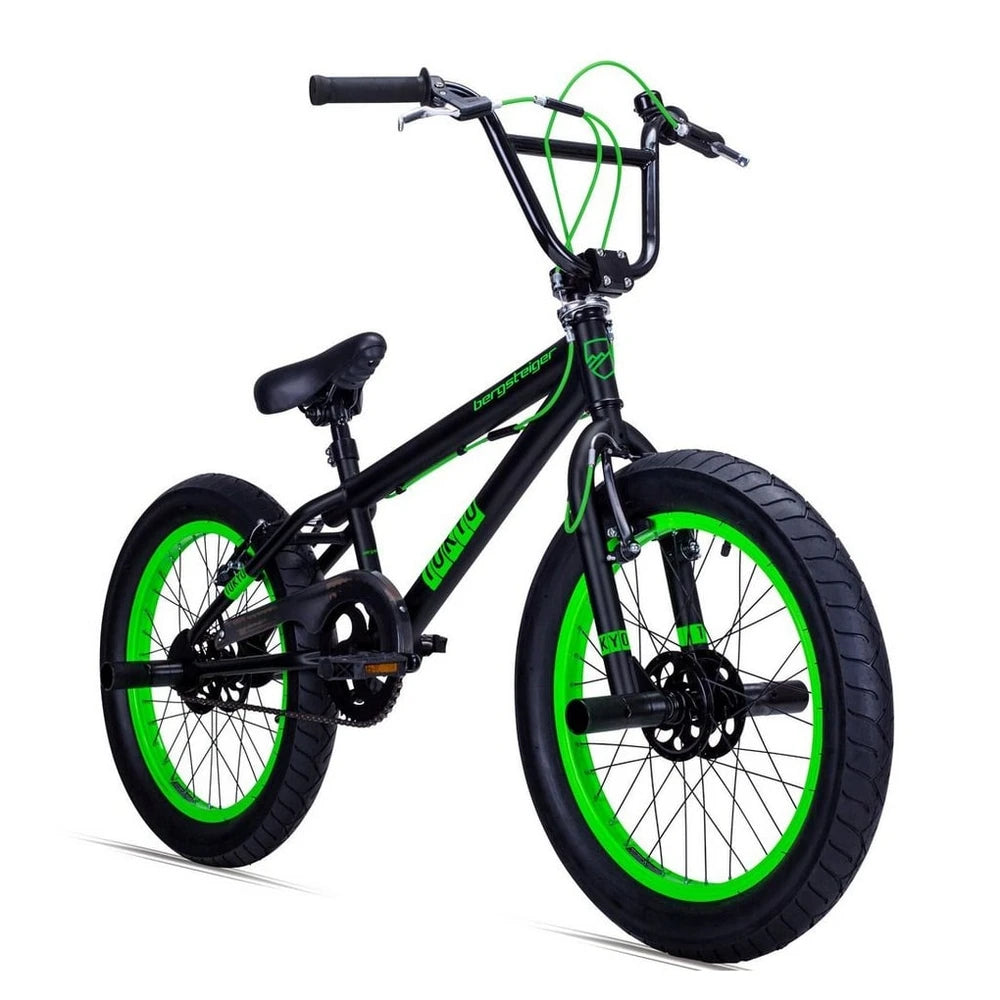 Bergsteiger BMX-Rad Tokyo 20 Zoll, Fatbike, 360° Rotor, 1 Gang, V-Bremsen