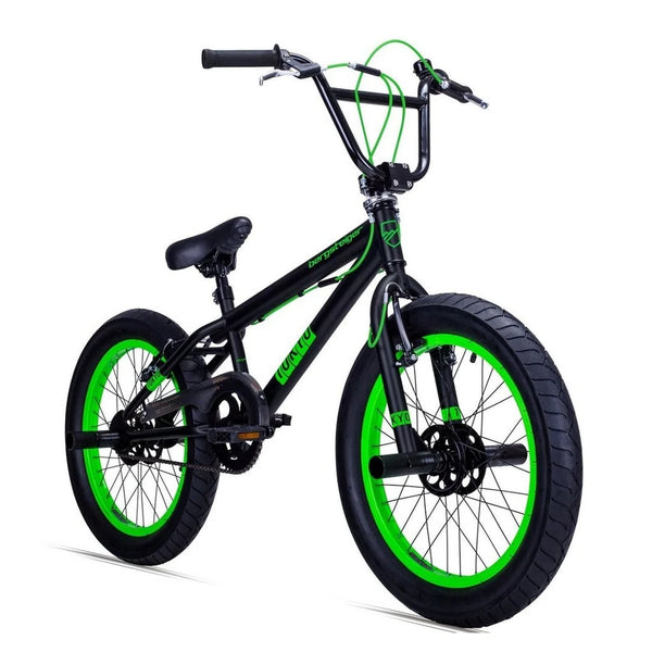 Bergsteiger BMX-Rad Tokyo 20 Zoll, Fatbike, 360° Rotor, 1 Gang, V-Bremsen