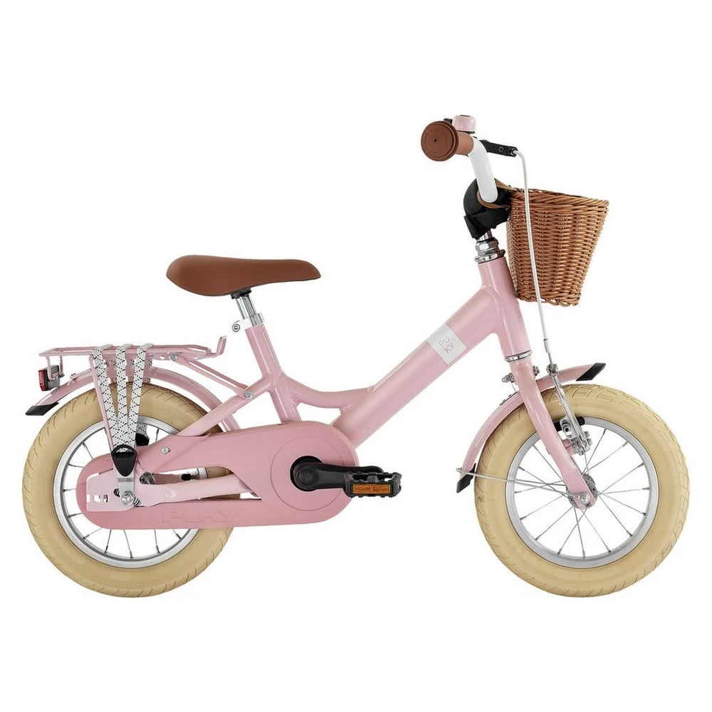 Puky Kinderfahrrad YOUKE Classic 12, 12 Zoll, Ab 3 Jahren, Retro Rose