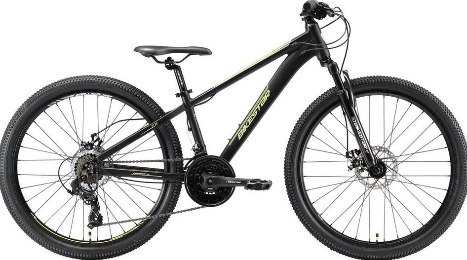 Bikestar Mountainbike, 21 Gang Shimano RD-TY300, 26 Zoll, Aluminiumrahmen