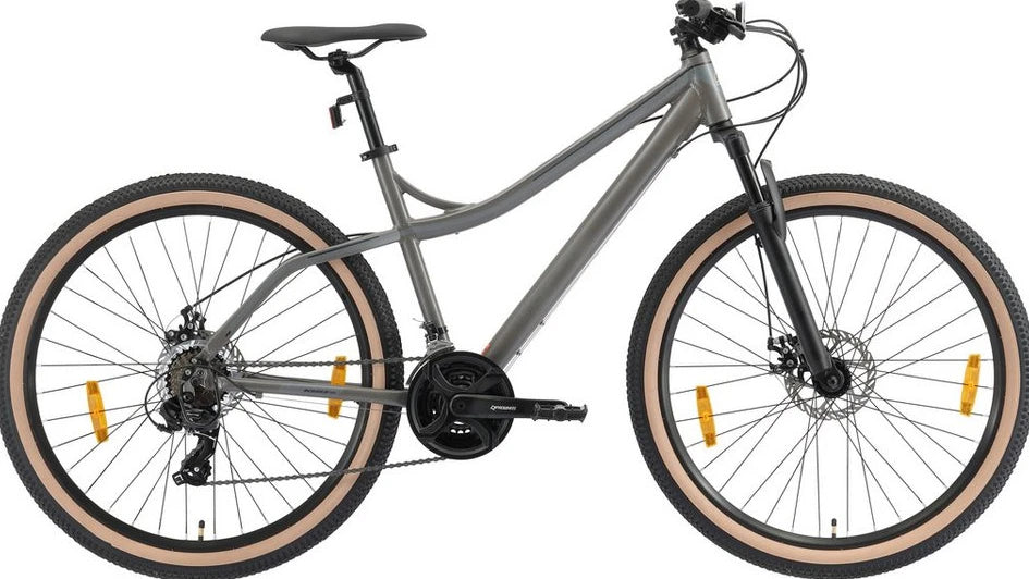 Bikestar Mountainbike, 21 Gang Shimano RD-TY300, 27.5 Zoll, Aluminiumrahmen