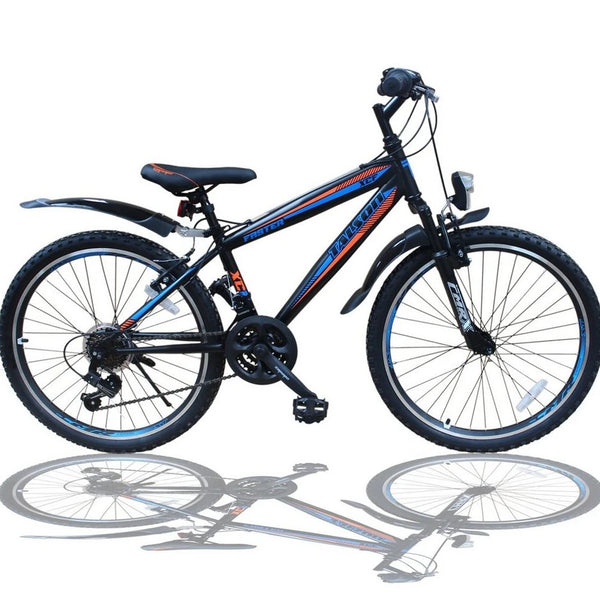 Talson Mountainbike 24 Zoll, 21 Gang Shimano, StVZO Beleuchtung, Gabelfederung