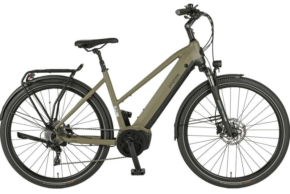 Prophete E-Bike Trekkingrad Entdecker 4.0, 10 Gang, Mittelmotor, 540 Wh