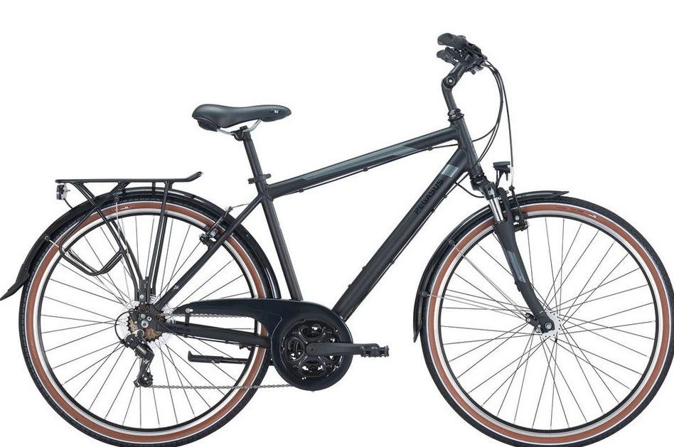 Pegasus Trekkingrad Piazza 21 Herren, 21 Gang SHIMANO, Schwarz 2026