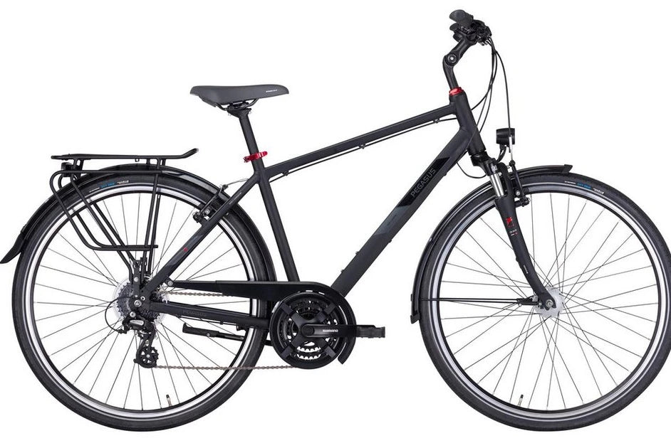 Pegasus Trekkingrad Solero SL 24 Herren, 24 Gang Shimano Altus, Kettenschaltung