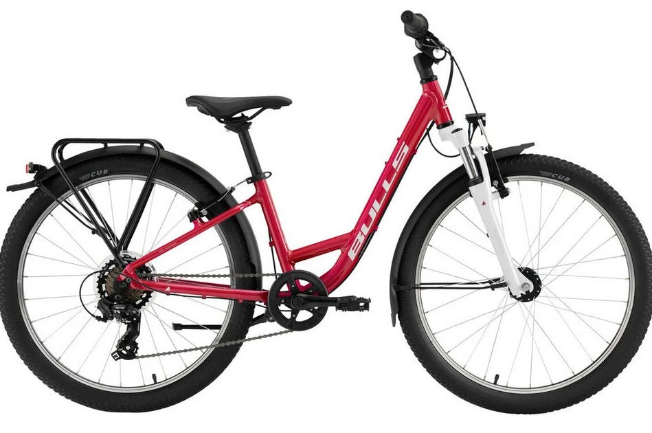 Bulls Kinderfahrrad Tokee Street 24'', 7 Gang, Mädchen, rot, 2026