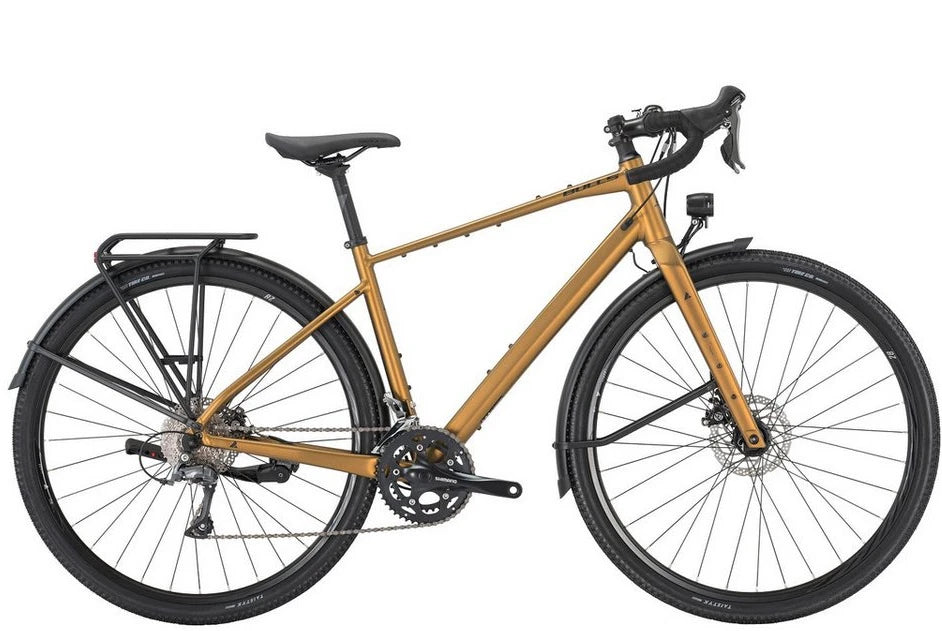Bulls E-Bike Daily Grinder 1 Gold 2025, 16 Gang Shimano Claris, Kettenschaltung