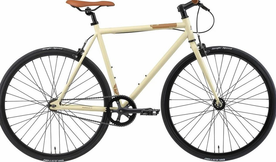 Bikestar Singlespeed Fahrrad, 1 Gang Shimano, 28 Zoll, Stahlrahmen